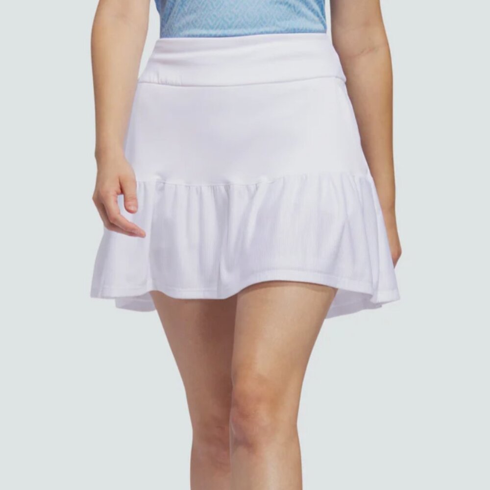 NWT New Adidas Womens Ultimate365 Frill Skort L Skirt Golf Tennis Pickleball